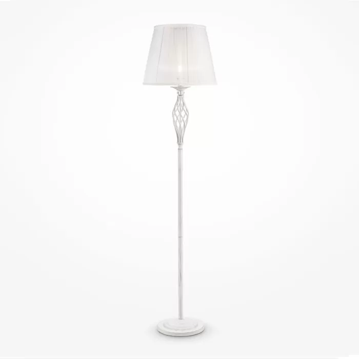 LP290-1F Lampadar Grazia White Lampardi 1x40w E14/ H165cm D38cm - img 1