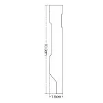IDP886-W-L244 Plinta duropolimer 100*15*2440mm (19 buc-1 cutie) - img 3