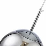 LP470-D20 Suspensie Globe Silver Lampardi 1x60 E27/H50-120cm D20cm - img 5
