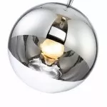 LP470-D20 Suspensie Globe Silver Lampardi 1x60 E27/H50-120cm D20cm - img 3