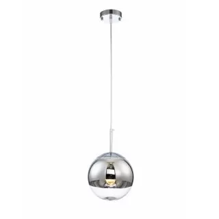 LP470-D20 Suspensie Globe Silver Lampardi 1x60 E27/H50-120cm D20cm