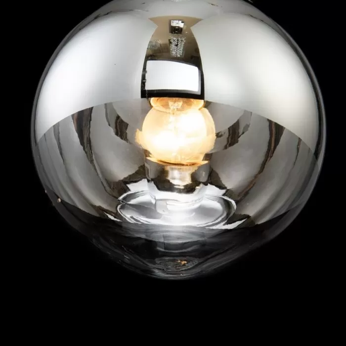 LP470-D20 Suspensie Globe Silver Lampardi 1x60 E27/H50-120cm D20cm - img 9