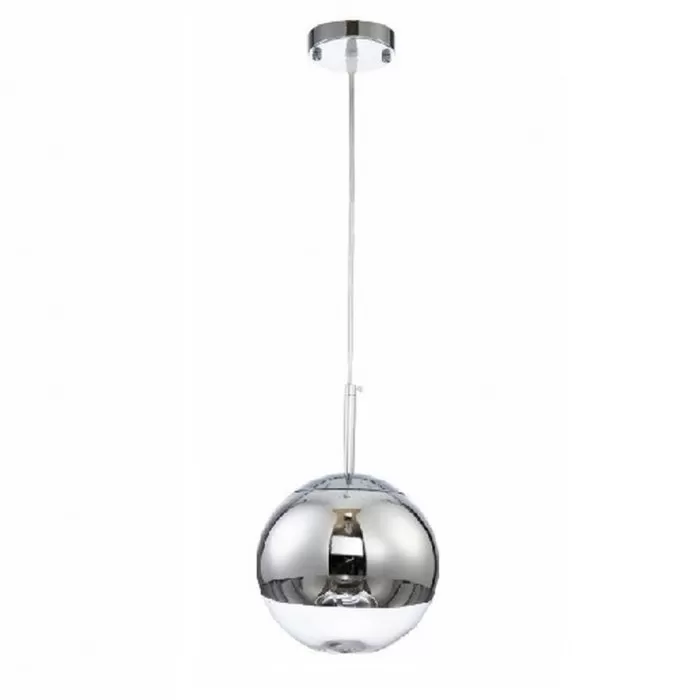 LP470-D20 Suspensie Globe Silver Lampardi 1x60 E27/H50-120cm D20cm - img 2
