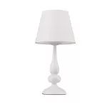 LP272-1T Veioza Blanca Lampardi 1x40w E14/ H46cm D22cm - img 1
