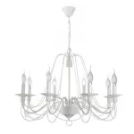 LP291-8 Lustra Ada White Lampardi 8x40w E14/ H50-100cm D70cm - img 1
