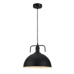 FL687-D40 Lustra Vega Flitz Metal black E27/1 40cm - img 1