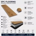 NG6143-01-PL Laminat SPC PLANK 228x1220-.278/1 cutx8 b. = 2.225 m2 / 1buc = 0,278m2 - img 2