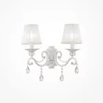 LP290-2W Aplica Grazia White Lampardi 2x40w E14/ H35cm D44cm - img 1