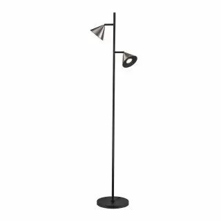 LP9032-2F Lampadar black and grey HORN Lampardi 