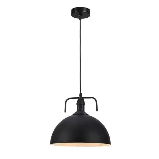 FL687-D40 Lustra Vega Flitz Metal black E27/1 40cm