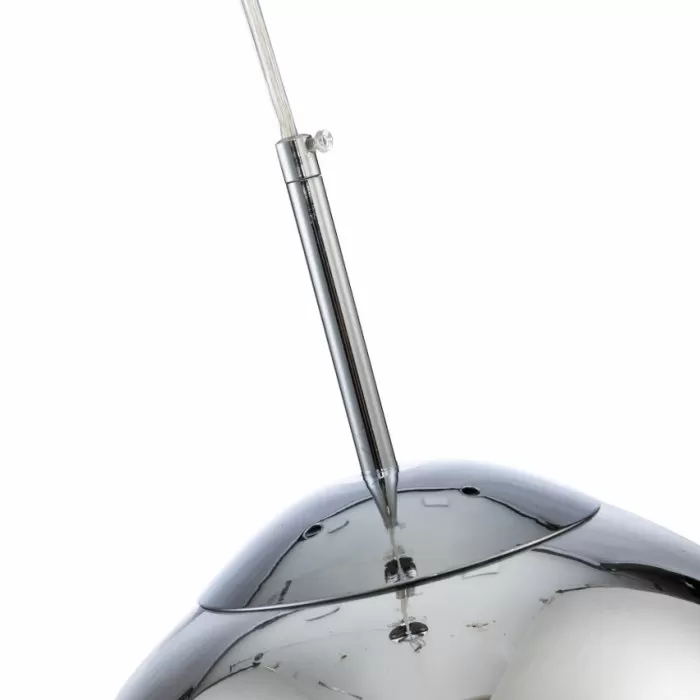 LP470-D25 Suspensie Globe Silver Lampardi 1x60w E27/H50-120cm D25cm - img 3