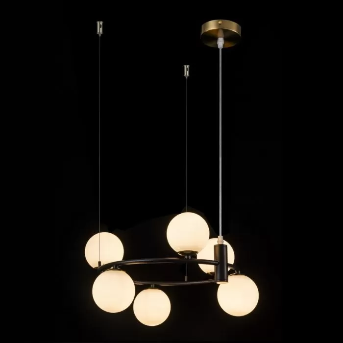 LP4031-6 Lustra NERO Lampardi G9 6*40W/D450*1300 - img 8