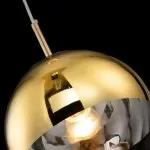 LP471-D20 Suspensie Globe Gold Lampardi 1x60w E27/H50-120cm D20cm - img 5