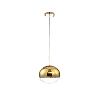 LP471-D20 Suspensie Globe Gold Lampardi 1x60w E27/H50-120cm D20cm