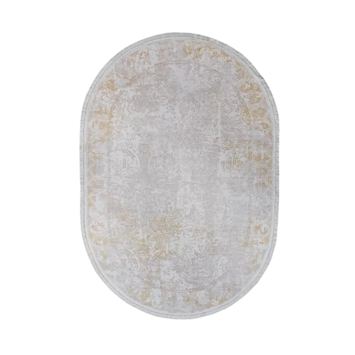 1717B_A1432 Yellow Covor Aysil 200 x 290_Oval - img 1
