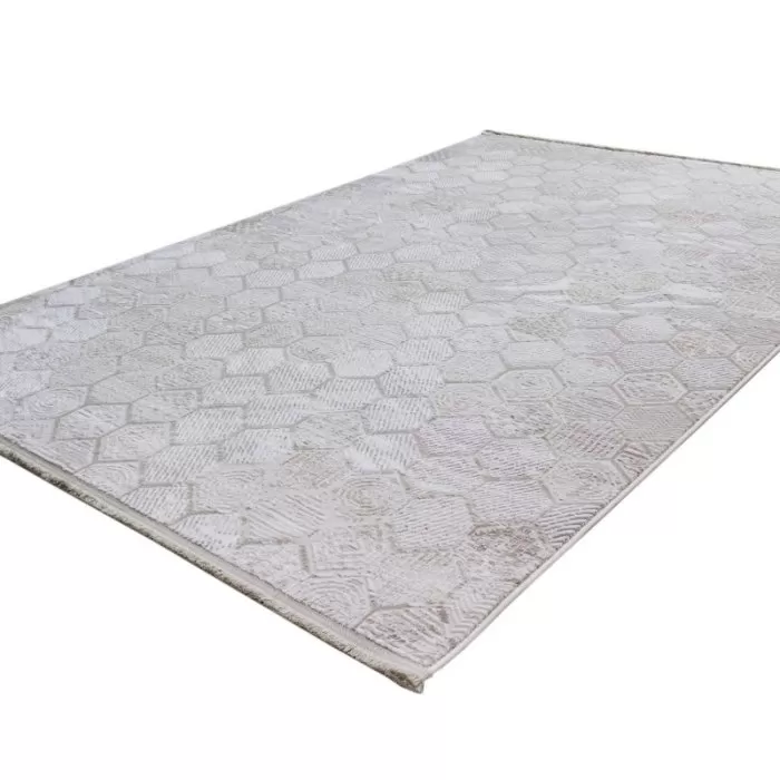 K711B Cream/ White Covor Kilim 160 x 230 Milat - img 6