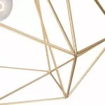LP492-D40 Suspensie Rette Gold Lampardi 1x60w E27/H50-120cm D40cm - img 5