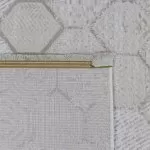 K711B Cream/ White Covor Kilim 200 x 290 Milat - img 2