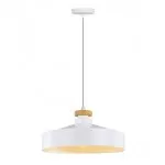 FL693-D40 Lustra Alva Flitz Aluminium White E27/1 40*18cm  - img 1
