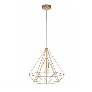 LP492-D40 Suspensie Rette Gold Lampardi 1x60w E27/H50-120cm D40cm