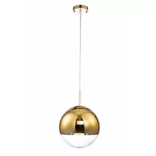 LP471-D25 Suspensie Globe Gold Lampardi 1x60w E27/H50-120cm D25cm