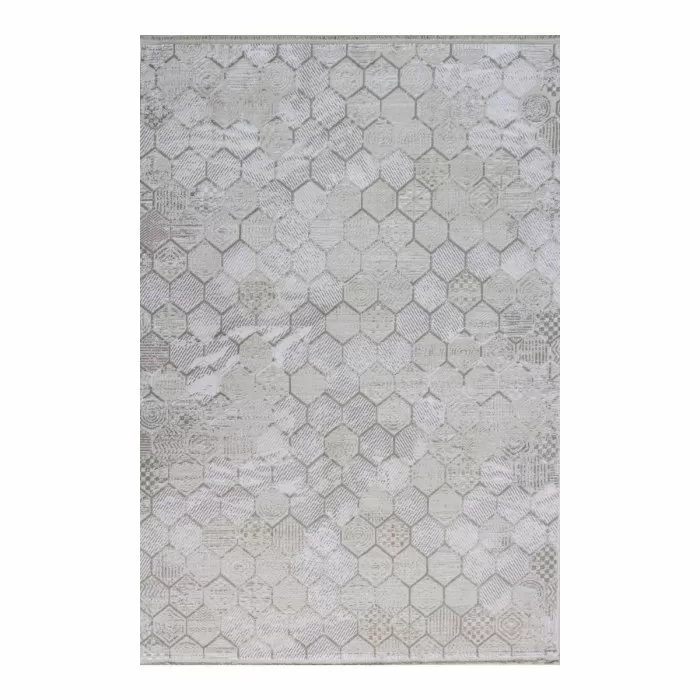 K711B Cream/ White Covor Kilim 200 x 290 Milat - img 1