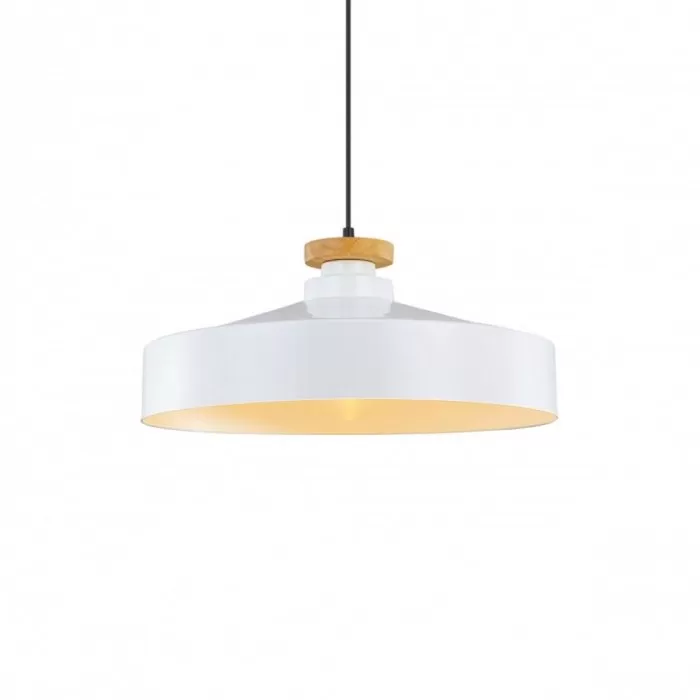 FL693-D40 Lustra Alva Flitz Aluminium White E27/1 40*18cm  - img 5