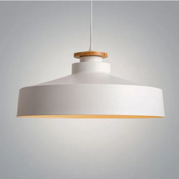 FL693-D40 Lustra Alva Flitz Aluminium White E27/1 40*18cm  - img 3