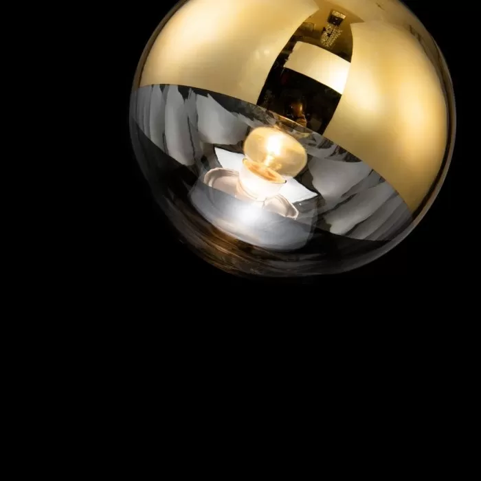 LP471-D25 Suspensie Globe Gold Lampardi 1x60w E27/H50-120cm D25cm - img 8