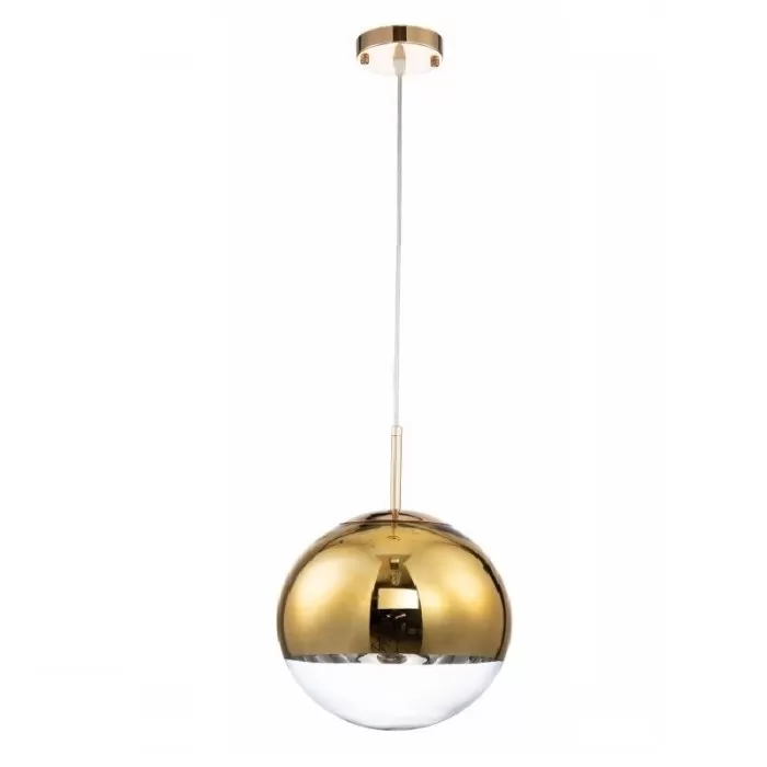 LP471-D25 Suspensie Globe Gold Lampardi 1x60w E27/H50-120cm D25cm - img 2