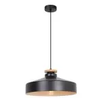FL694-D40 Lustra Alva Flitz Aluminium Black E27/1 40*18cm - img 1