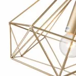 LP492-D25 Suspensie Rette Gold Lampardi 1x60w E27/H50-120cm D25cm - img 9