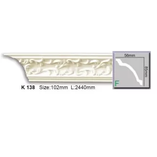 K138 Cornisa cu ornament Harmony 95x95x2400