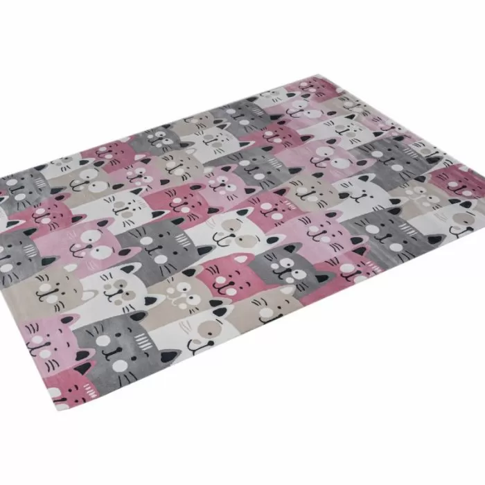 KD24B Pisicile Covor Hello Kidz 80 x 150 Royal - img 3