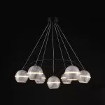 LP688-7 Lustra Marble Lampardi 7x50w LED/H50-120cm D70cm - img 2