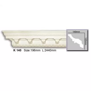 K140 Cornisa cu ornament  Harmony125x149x2400