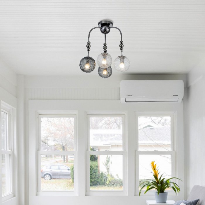 LP4034-4 Lustra Grava Lampardi E14 4*40W/D500*495 - img 2