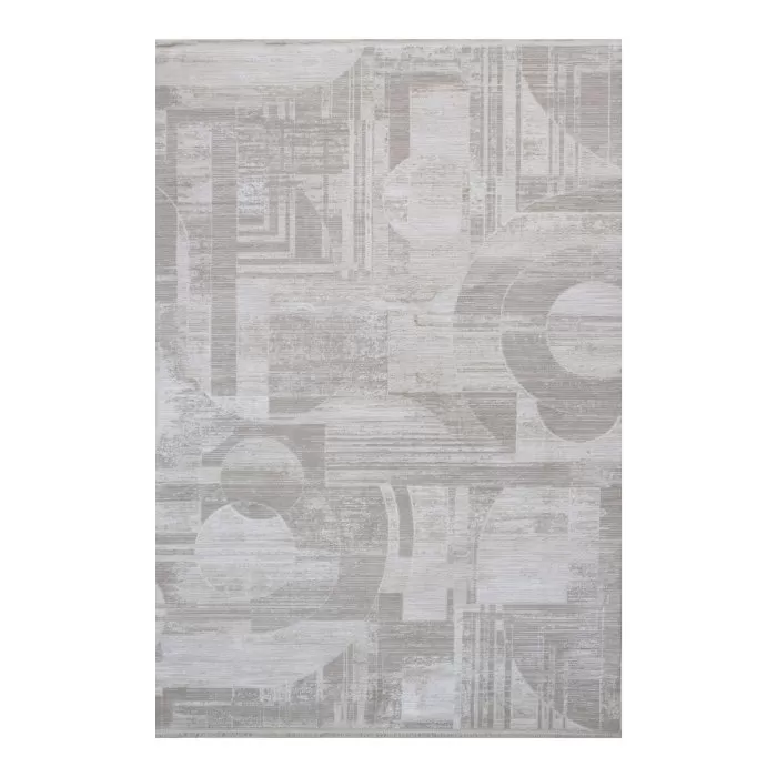 K715B Cream/ White Covor Kilim 160 x 230 Milat - img 1