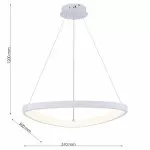 FL6592-D51P Lustra Nova Flitz Leuchten 40.47W/510×500×1200mm WH - img 3