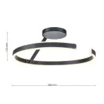 FL6027-C Lustra Arcus BK Flitz 69.35W D500x175mm - img 3