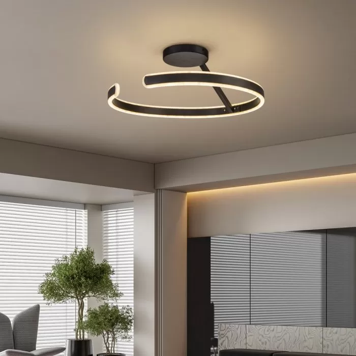 FL6027-C Lustra Arcus BK Flitz 69.35W D500x175mm - img 2