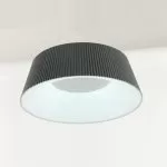 LP669-D45 Plafoniera Newva Gray Lampardi 1x30w LED/H18cm D45cm - img 3