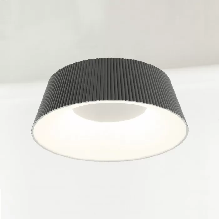 LP669-D45 Plafoniera Newva Gray Lampardi 1x30w LED/H18cm D45cm - img 2