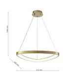 FL6594-D51P Lustra Nova Flitz Leuchten 40.47W/510×500×1200mm  - img 3