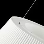 LP670-D45P Suspensie Newva White Lampardi 1x30w LED/H40-120cm D45cm - img 8