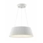 LP670-D45P Suspensie Newva White Lampardi 1x30w LED/H40-120cm D45cm - img 1