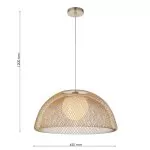 LP4037-D45P Lustra Umbra Lampardi E27 1*40W	450*1200 - img 3