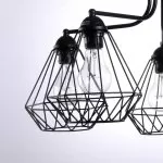 LP539-5 Lustra Cornelio Lampardi 5x60w E27/ H35cm D65cm - img 4