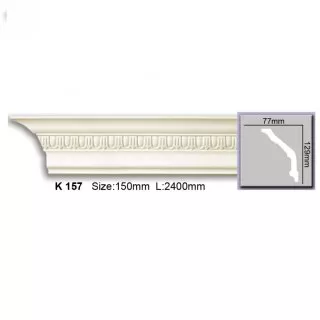 K157 Cornisa cu ornament Harmony 129x77x2400