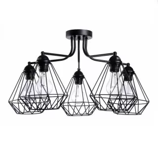 LP539-5 Lustra Cornelio Lampardi 5x60w E27/ H35cm D65cm